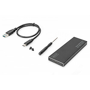 Внешний корпус USB Type C для SSD M2 (NGFF) SATA III, 80/60/42/30 мм, алюминий