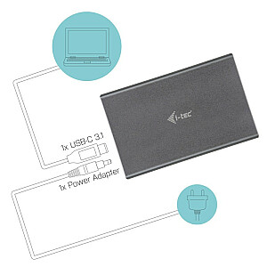 MySafe USB 3.0 / USB-C Gen.2 dėklas, 2 SATA M.2 diskai, RAID 0/1 / JBOD