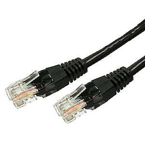 Медный патч-корд Cat.6A RJ45 UTP, 2 м. черный