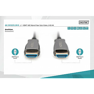 Соединительный кабель ASSMANN HDMI Hybrid 10 м