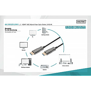 Соединительный кабель ASSMANN HDMI Hybrid 10 м