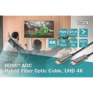 Соединительный кабель ASSMANN HDMI Hybrid 10 м