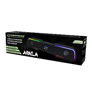 Apala Led/Rainbow USB Soundbar garsiakalbis