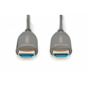 Гибридный разъем ASSMANN HDMI AOC, тип A, M / M, 10 м