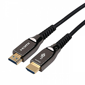 Hibridinis šviesolaidinis kabelis HDMI v2.0, 50 m