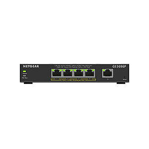 Jungiklis GS305EP 5x1GE (4xPoE+)