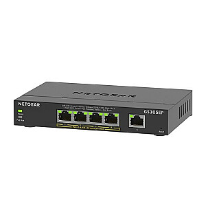 Jungiklis GS305EP 5x1GE (4xPoE+)