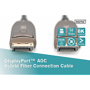 ASSMANN DisplayPort AOC Hybrid M / M 15 м