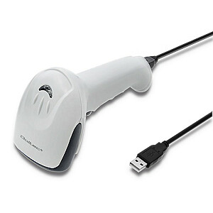 1D brūkšninių kodų skaitytuvas | CCD | USB | Baltas