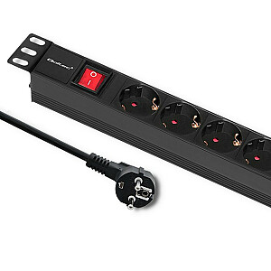 QOLTEC 54468 Power strip for RACK 1U