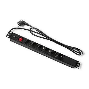 QOLTEC 54468 Power strip for RACK 1U