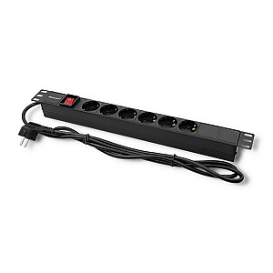 QOLTEC 54468 Power strip for RACK 1U