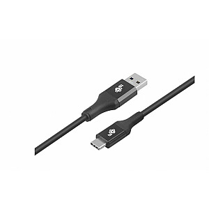 USB 3.0 į USB C laidas 2 m PREMIUM 3 A, juodas TPE