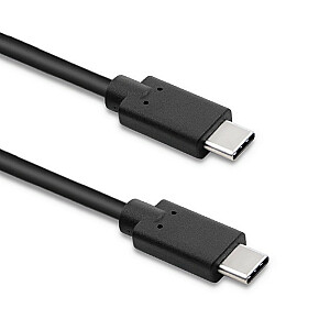 USB 3.1 tipo C kištukas | USB 3.1 Type C, vyriškas | 3m | Juoda