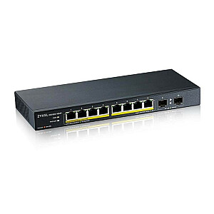 GS1100-10HP-EU0102F 120W PoE 8xGigabit 2xFiber Uplilk jungiklis