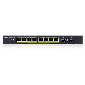 GS1100-10HP-EU0102F 120W PoE 8xGigabit 2xFiber Uplilk jungiklis