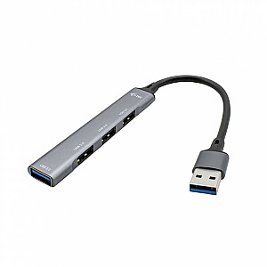 i-tec USB 3.0 Metal HUB Mini, 4 порта USB 1x USB 3.0 + 3x USB 2.0