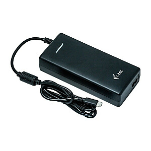 i-tec USB-C metalinė nano dokų stotis HDMI VGA LAN garso kortelių skaitytuvo galia 100 W + universalus įkroviklis 112 W - prijungimo stotis