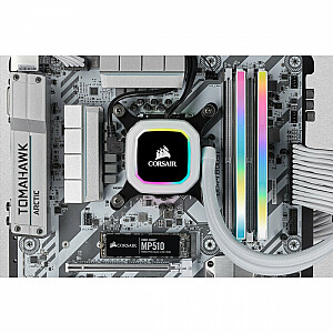 Corsair Vengeance RGB Pro SL, белый, 32 ГБ [2 модуля DIMM DDR4 CL16 по 16 ГБ, 3200 МГц]