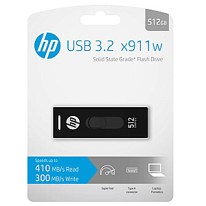 HP USB 3.2 USB atmintinė 512GB HPFD911W-512