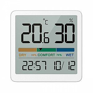 Meteorologinės stoties termometras/higrometras su laikrodžio ir datos funkcija GB380