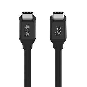 USB4 kabelis USB-C į USB-C 100W, maitinimo tiekimas, 0,8 m