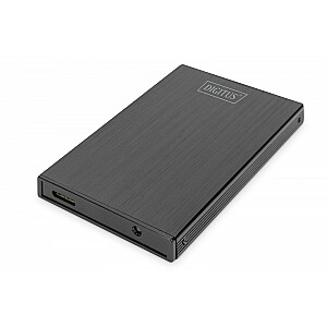 USB 3.0 išorinis korpusas, skirtas 2,5" SATA III SSD / HDD, aliuminis