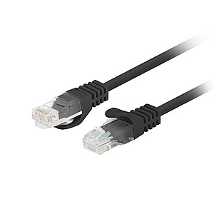 Patchcord kat.6 UTP 2m 10 vnt. czarny praėjo