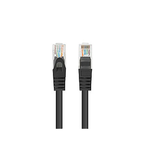 Patchcord kat.6 UTP 2m 10 vnt. czarny praėjo