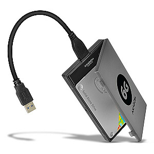 ADSA-1S6 USB 3.0 į SATA 6G adapteris, skirtas greitai prijungti 2,5 colio SSD / HDD, dėžutėje