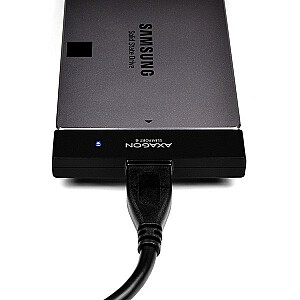 ADSA-1S6 USB 3.0 į SATA 6G adapteris, skirtas greitai prijungti 2,5 colio SSD / HDD, dėžutėje