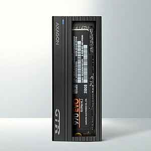 EEM2-GTR aliuminio išorinis dėklas, USB-C 3.2 GEN 2 M.2 NVMe SSD