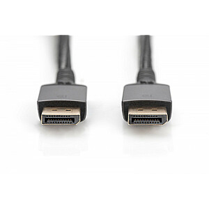 Соединительный кабель PREMIUM DisplayPort 8K60 Гц UHD DP/DP M/M, 2 м, черный