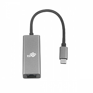 USB C į RJ45 adapteris pilkas, 10/100/1000 Mbit/s