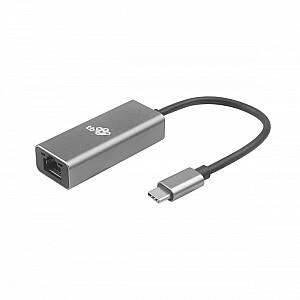 USB C į RJ45 adapteris pilkas, 10/100/1000 Mbit/s