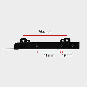 RHD-P25 Metalinis rėmas, skirtas montuoti du 2,5" kietuosius diskus 3,5" arba PCI padėtyje Juoda