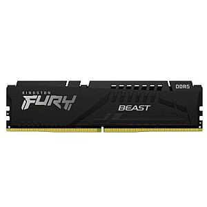 Atmintis DDR5 Fury Beast 128GB (4*32GB) / 5600 CL40 juoda