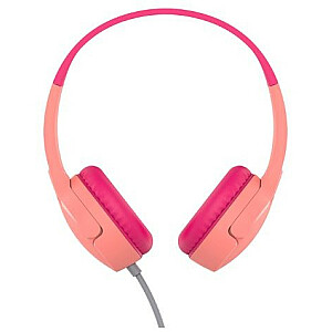 SOUNDFORM Mini per ausis uždedamos laidinės ausinės rožinės spalvos vaikams