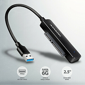 ADSA-FP2A USB-A 5Gbps SATA 6G adapteris 2,5" FASTPort2 HDD / SSD