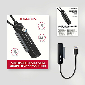 ADSA-FP2A USB-A 5Gbps SATA 6G adapteris 2,5" FASTPort2 HDD / SSD