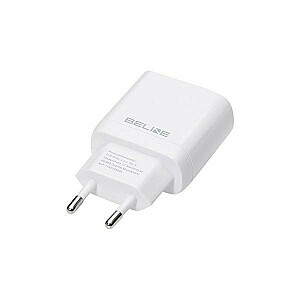 Настенное зарядное устройство GaN USB-C, 30 Вт + кабель Lightning, белый