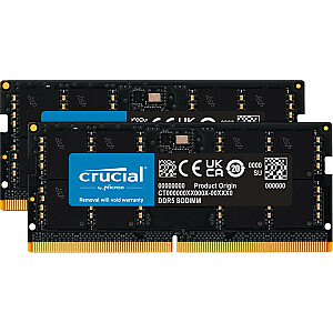 Nešiojamojo kompiuterio atmintis DDR5 SODIMM 64 GB (2*32) / 4800 CL46 (16 Gbit)