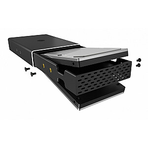 Išorinis RAID korpusas IB-RD2253-C31, skirtas 2,5 colio SATA HDD su USB 3.2 Gen 2, RAID 0.1, SINGLE, LARGE