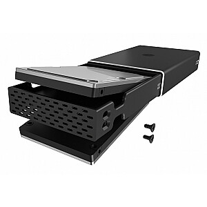 Išorinis RAID korpusas IB-RD2253-C31, skirtas 2,5 colio SATA HDD su USB 3.2 Gen 2, RAID 0.1, SINGLE, LARGE