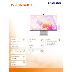 Samsung S90PC ViewVinity S9 — 27 дюймов | IPS | 5K | HDR600