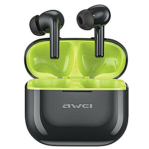 Bluetooth 5.3 T1 Pro ausinės, juodai žalios
