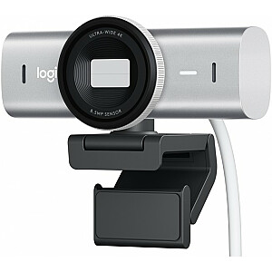 Logitech MX Brio 4K Ultra HD Светло-серый