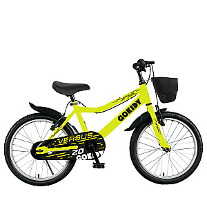 Vaikiškas dviratis GoKidy 20 Versus (VER.2004) geltonas/juodas