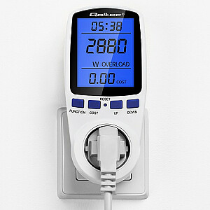 Energijos suvartojimo matuoklis vatmetras PM0626 | 3680 W | 16A | LCD ekranas