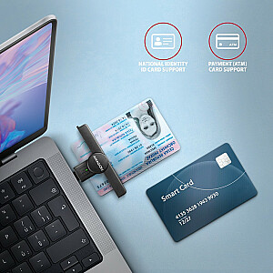 CRE-SMPC PocketReader USB-C ID kortelių skaitytuvas